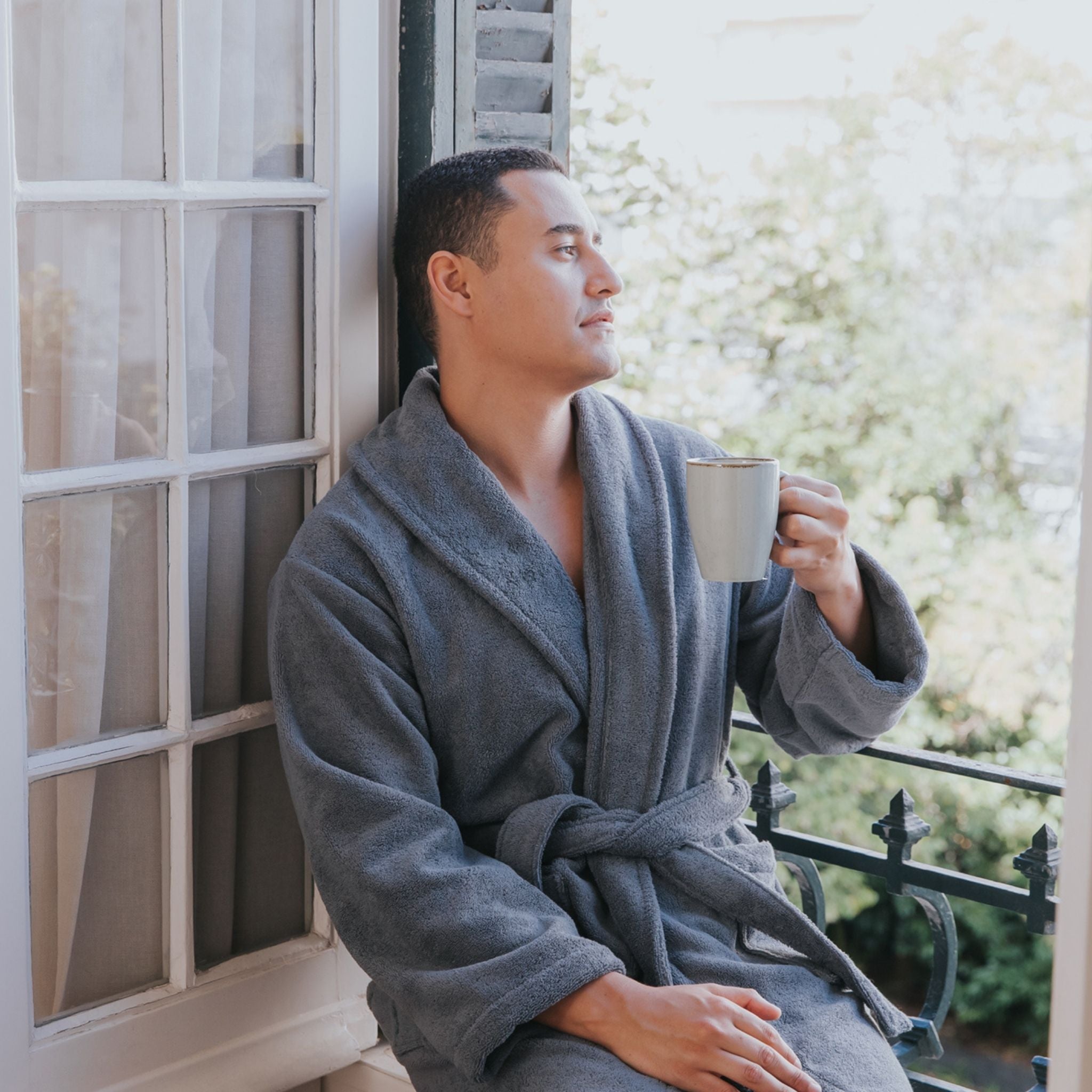 Grey bathrobe - Torres Novas