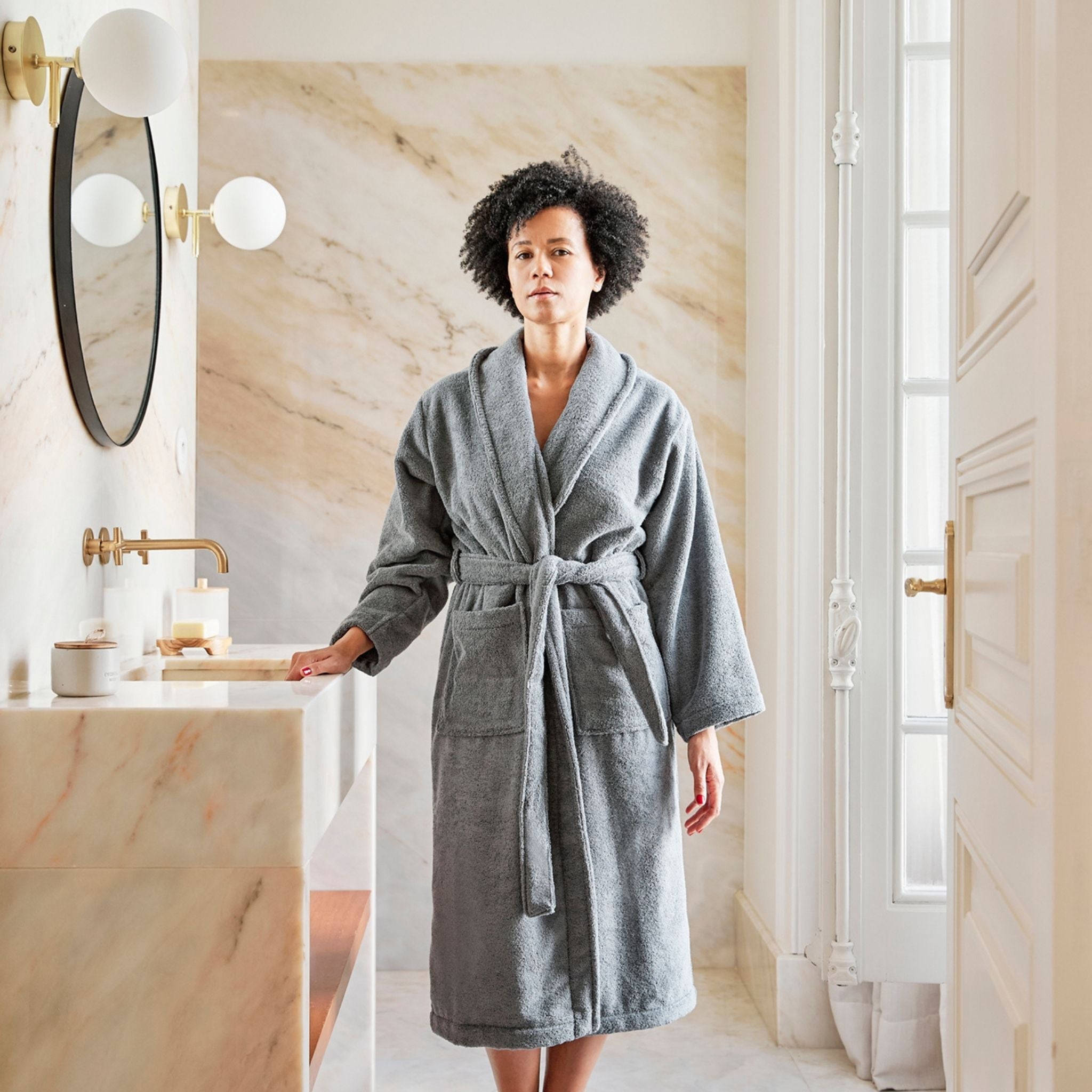 Grey bathrobe - Torres Novas