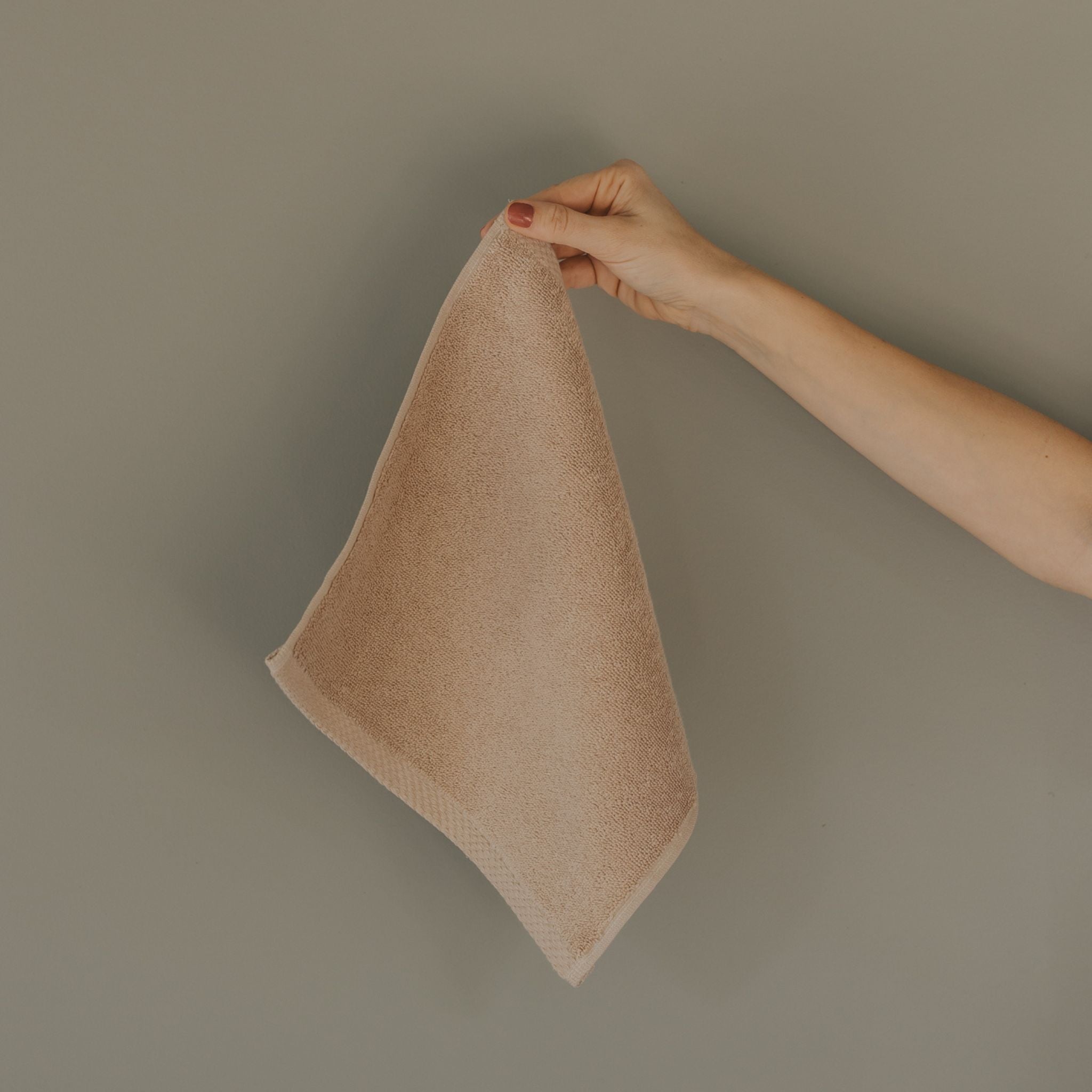Beige Luxus face towel - Torres Novas