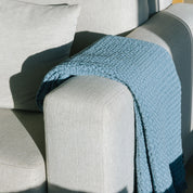 Blue Santa Luzia Waffle Bedspreads - Torres Novas