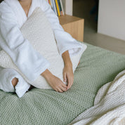 Khaki green Santa Luzia Waffle Bedspreads - Torres Novas