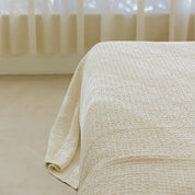 Natural Santa Luzia Waffle Bedspreads - Torres Novas