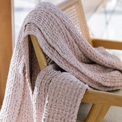 Old pink Santa Luzia Waffle Bedspreads - Torres Novas