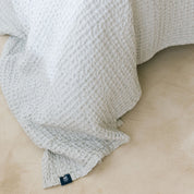 Silver grey Santa Luzia Waffle Bedspreads - Torres Novas