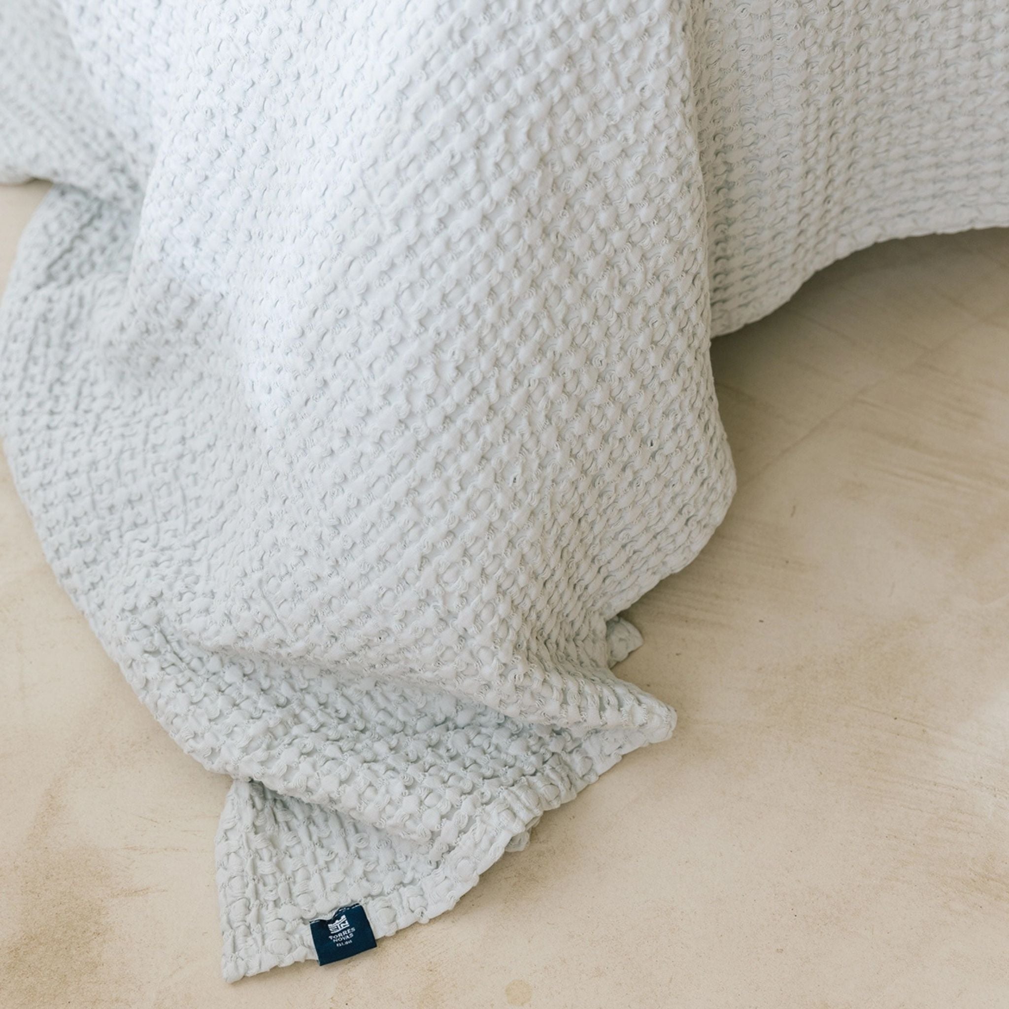 Silver grey Santa Luzia Waffle Bedspreads - Torres Novas