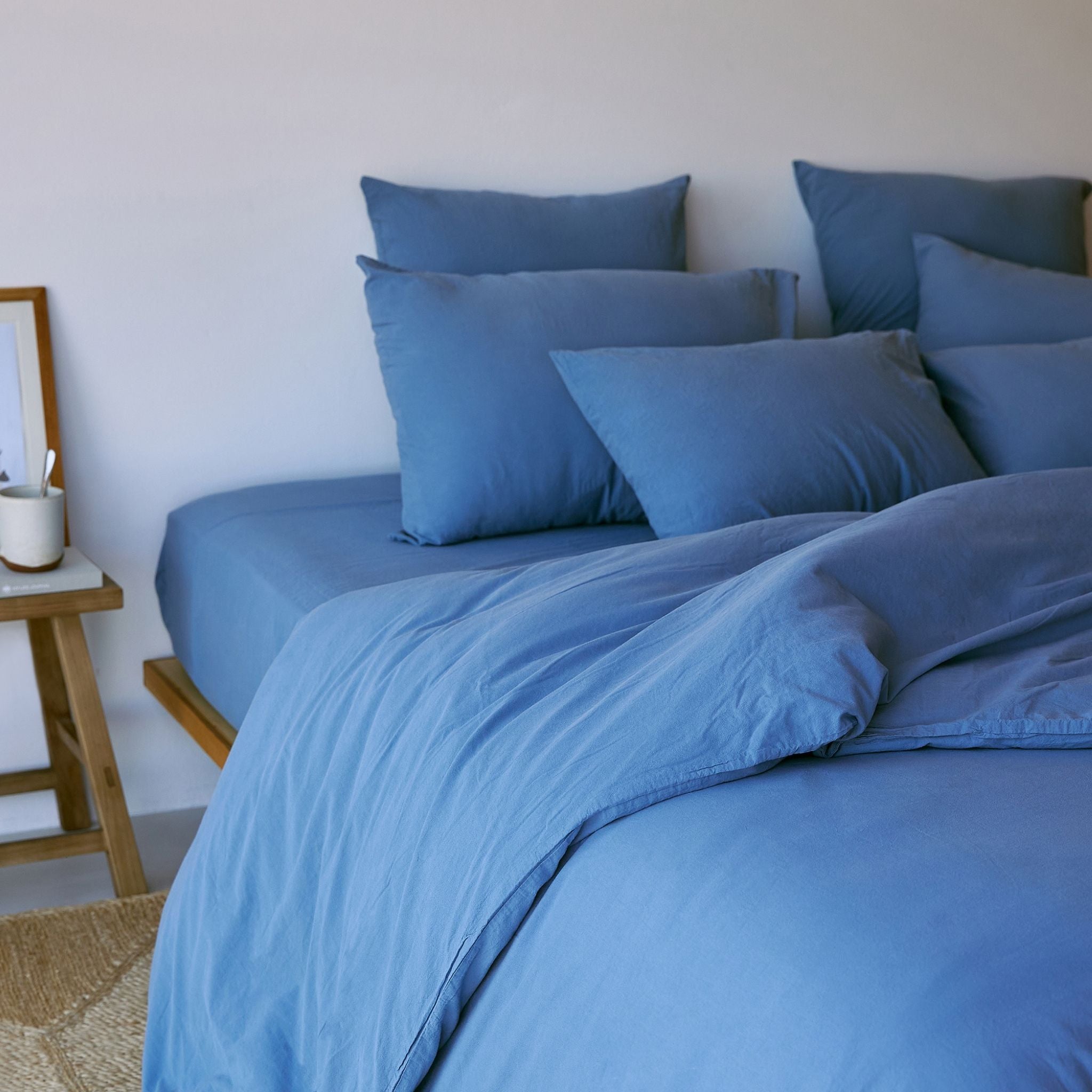 Blue Tavira Washed Cotton - Torres Novas