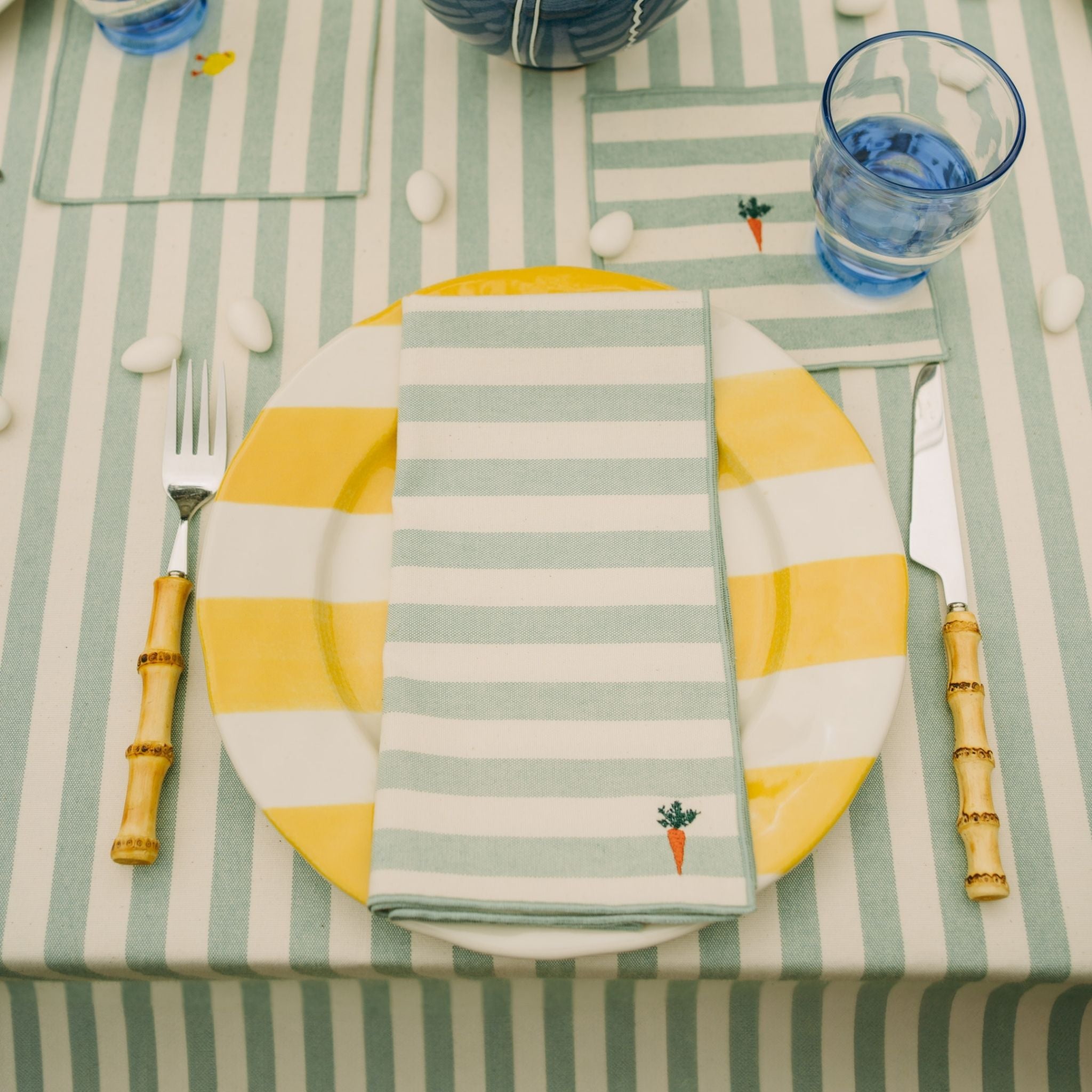 Servilletas Barra con bordados de Pascua