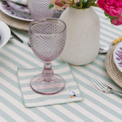 Servilletas bordadas de verano Barra