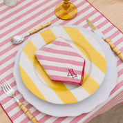 Servilletas bordadas de verano Barra