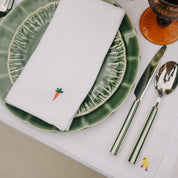 Servilletas Mafra lino con bordado de Pascua