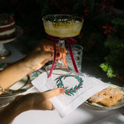 Ropa de mesa Mafra con bordado navideño