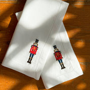 Ropa de mesa Mafra con bordado navideño