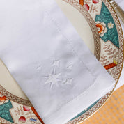 Ropa de mesa Mafra con bordado navideño