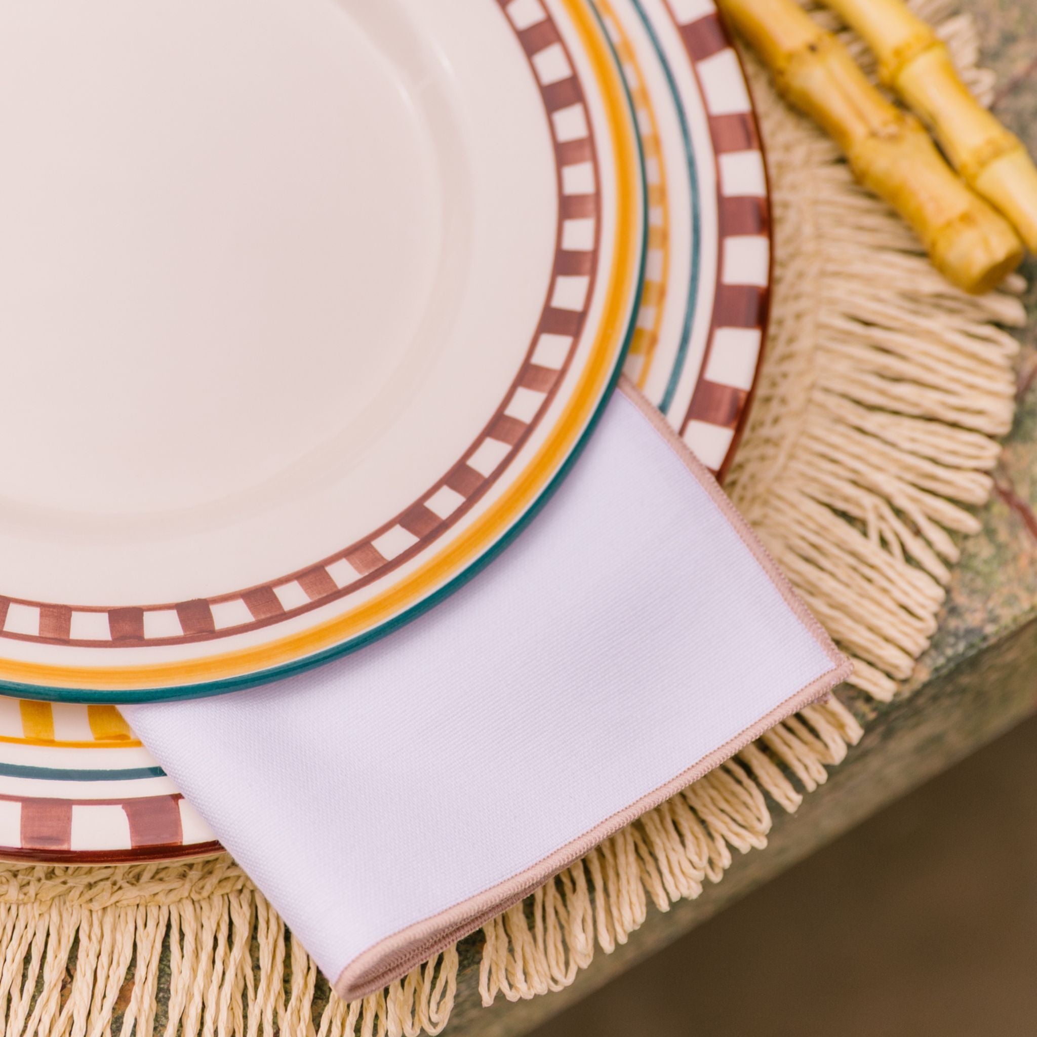 Servilletas Nazaré en blanco