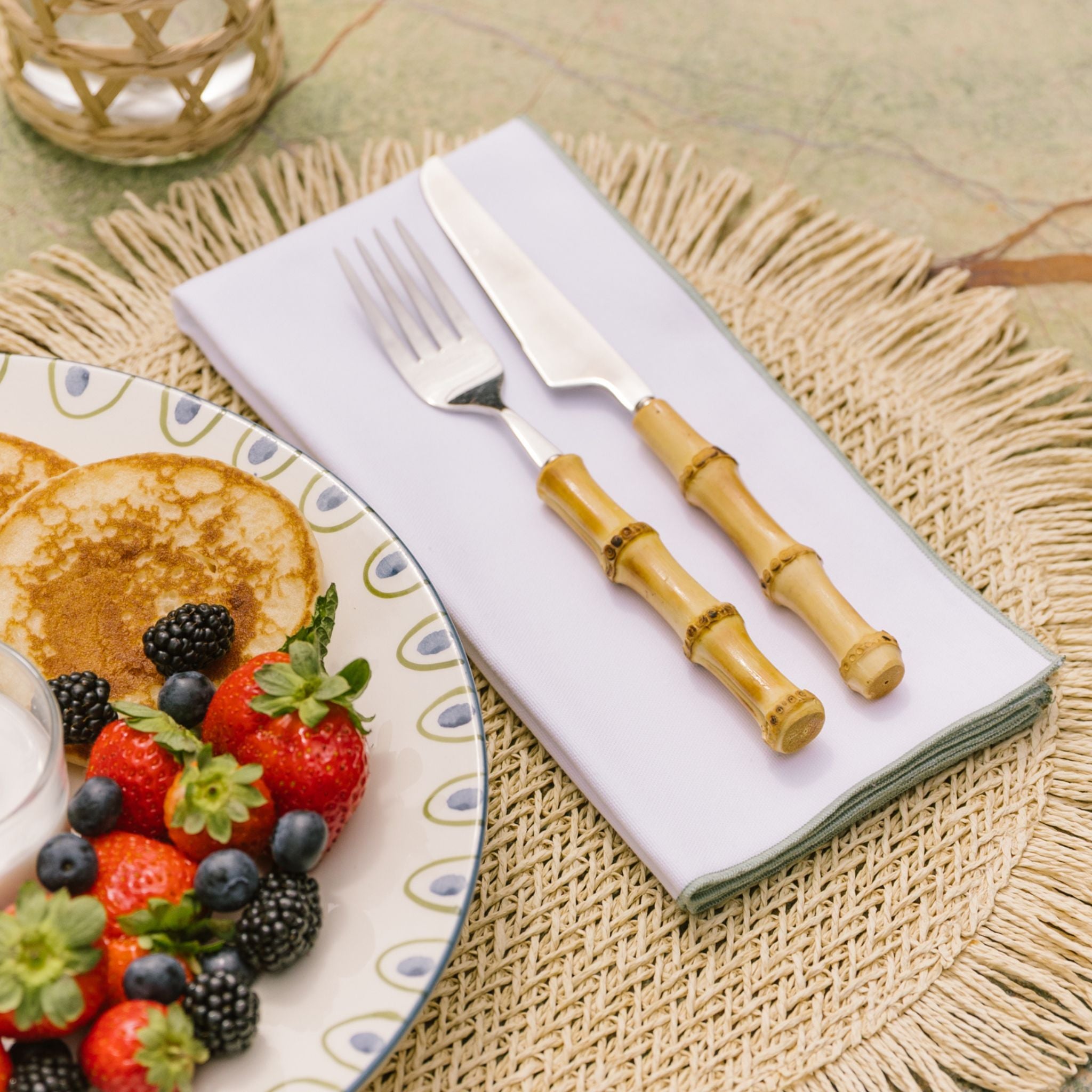 Servilletas Nazaré en blanco