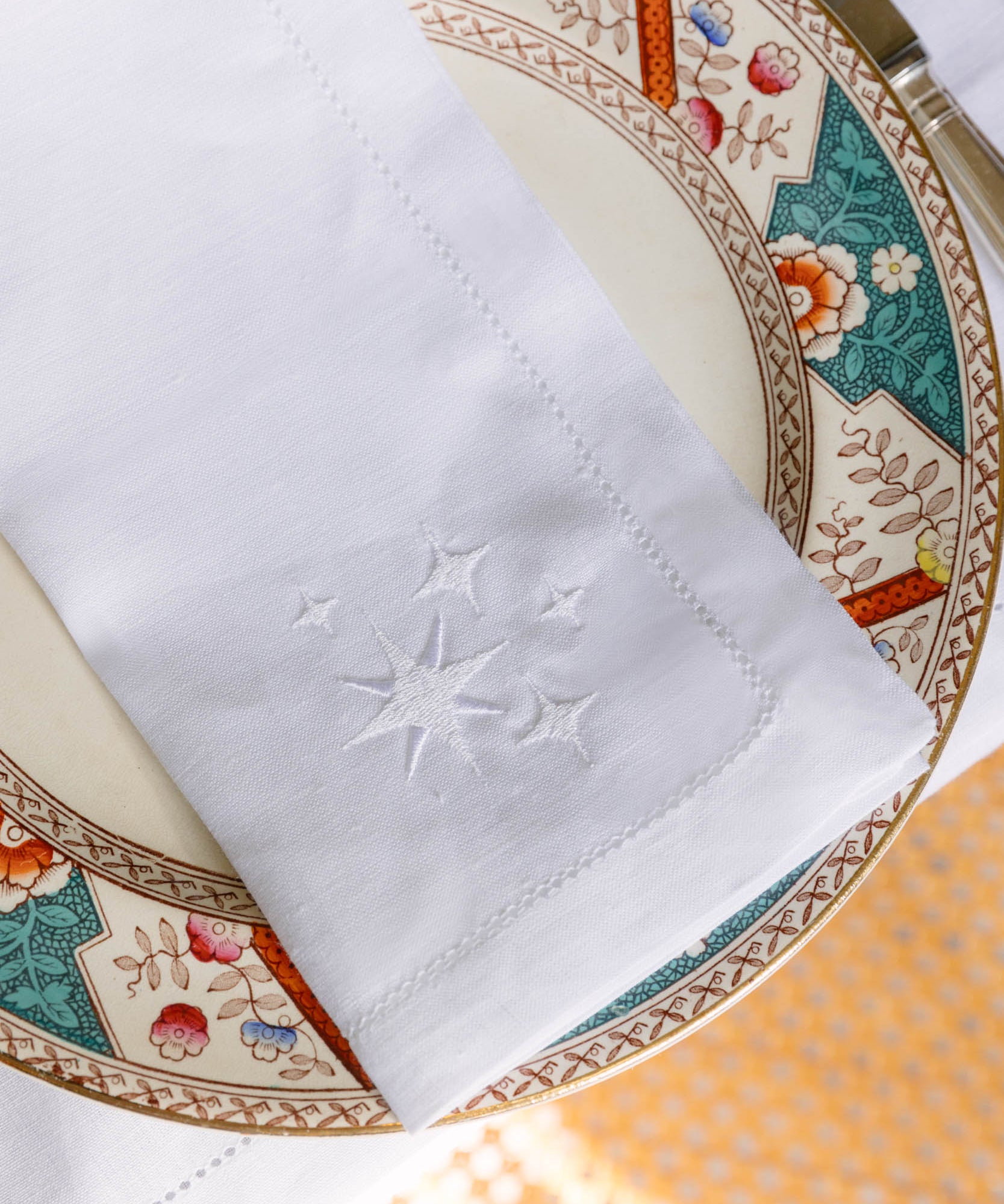 Linge de table Mafra avec broderie de Noël