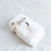 Luxus face towel & hand towel with retro sportsmen - Torres Novas