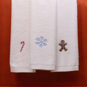 Christmas bath towels