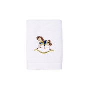 Face towel with horse embroidery - Torres Novas