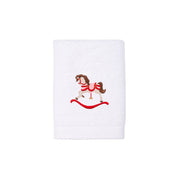 Face towel with horse embroidery - Torres Novas