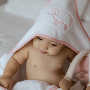 Baby towel Mira with embroidery