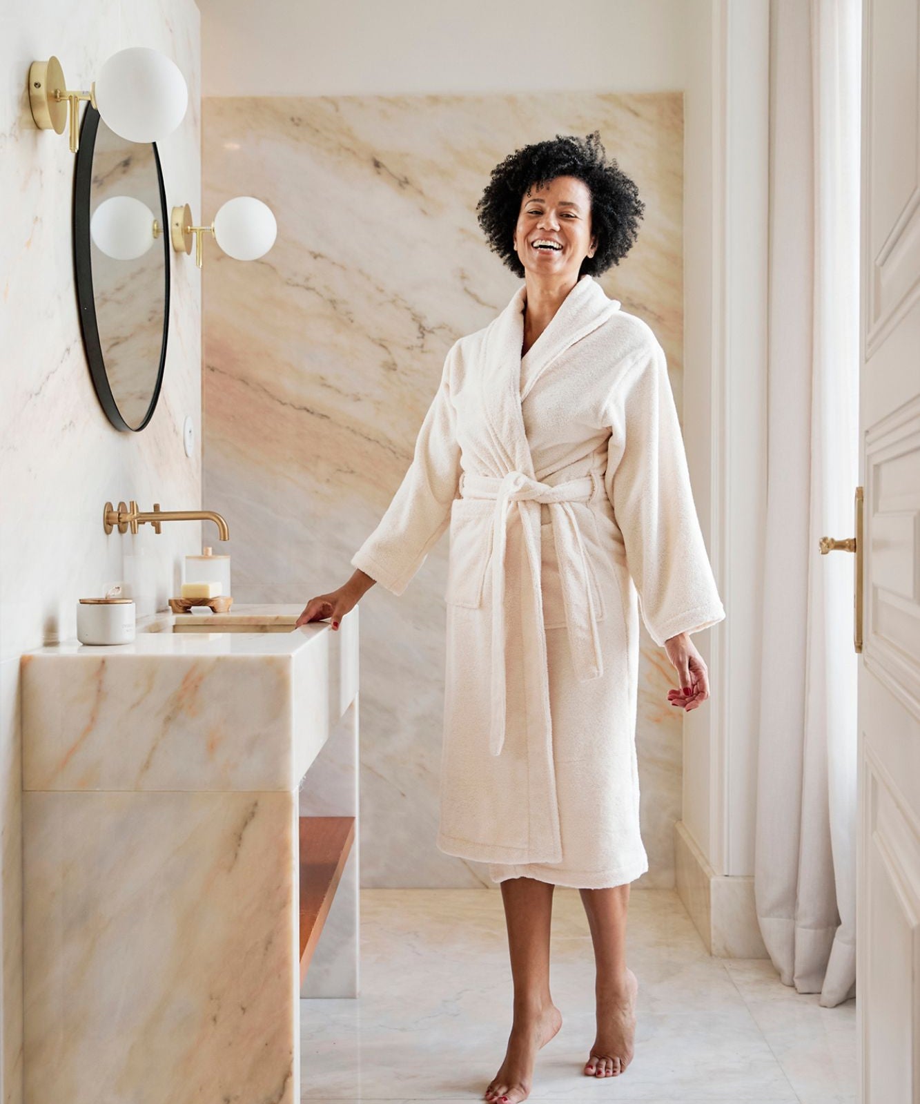 Natural bathrobe - Torres Novas