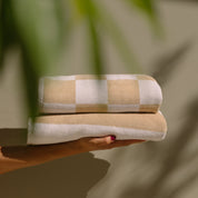 Beige chequered Gibalta