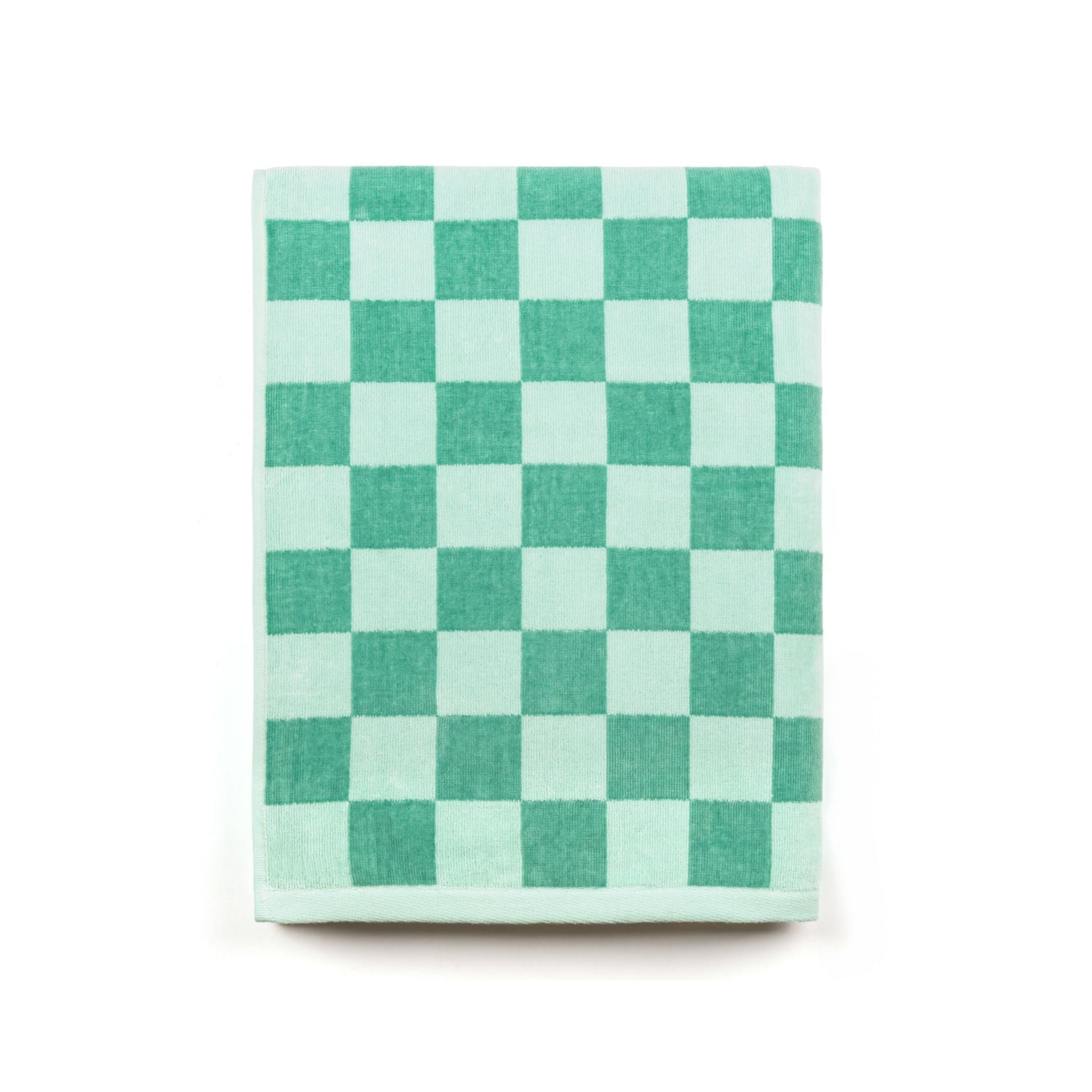 Meco à carreaux vert