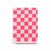 Meco à carreaux rose