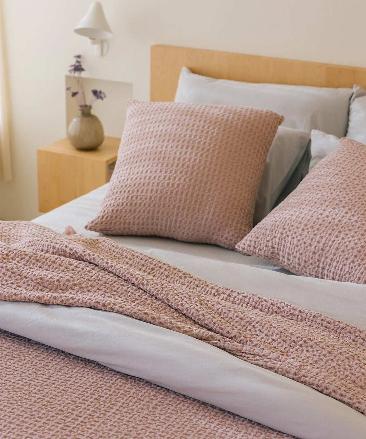 Old pink Waffle Bedspreads - Torres Novas