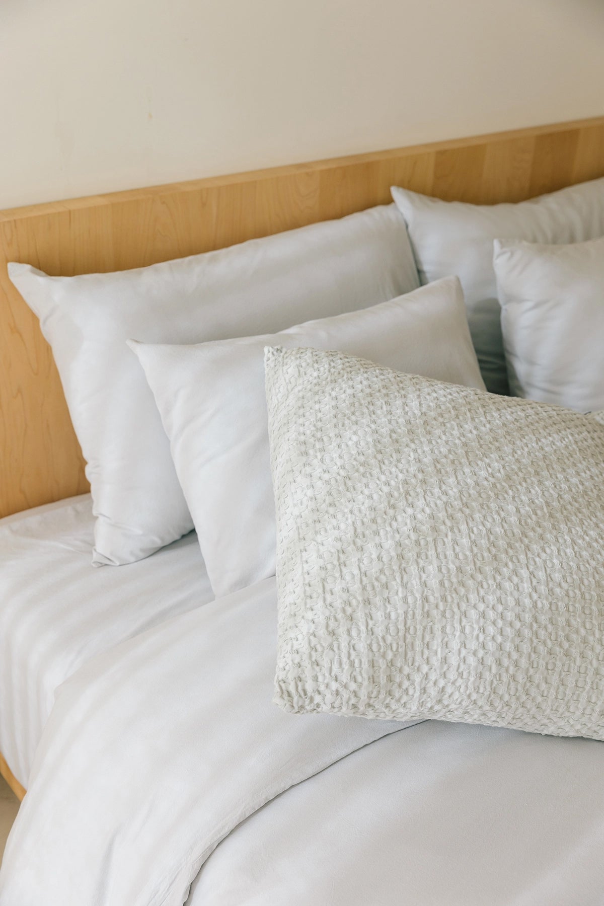 Silver grey Waffle Bedspreads