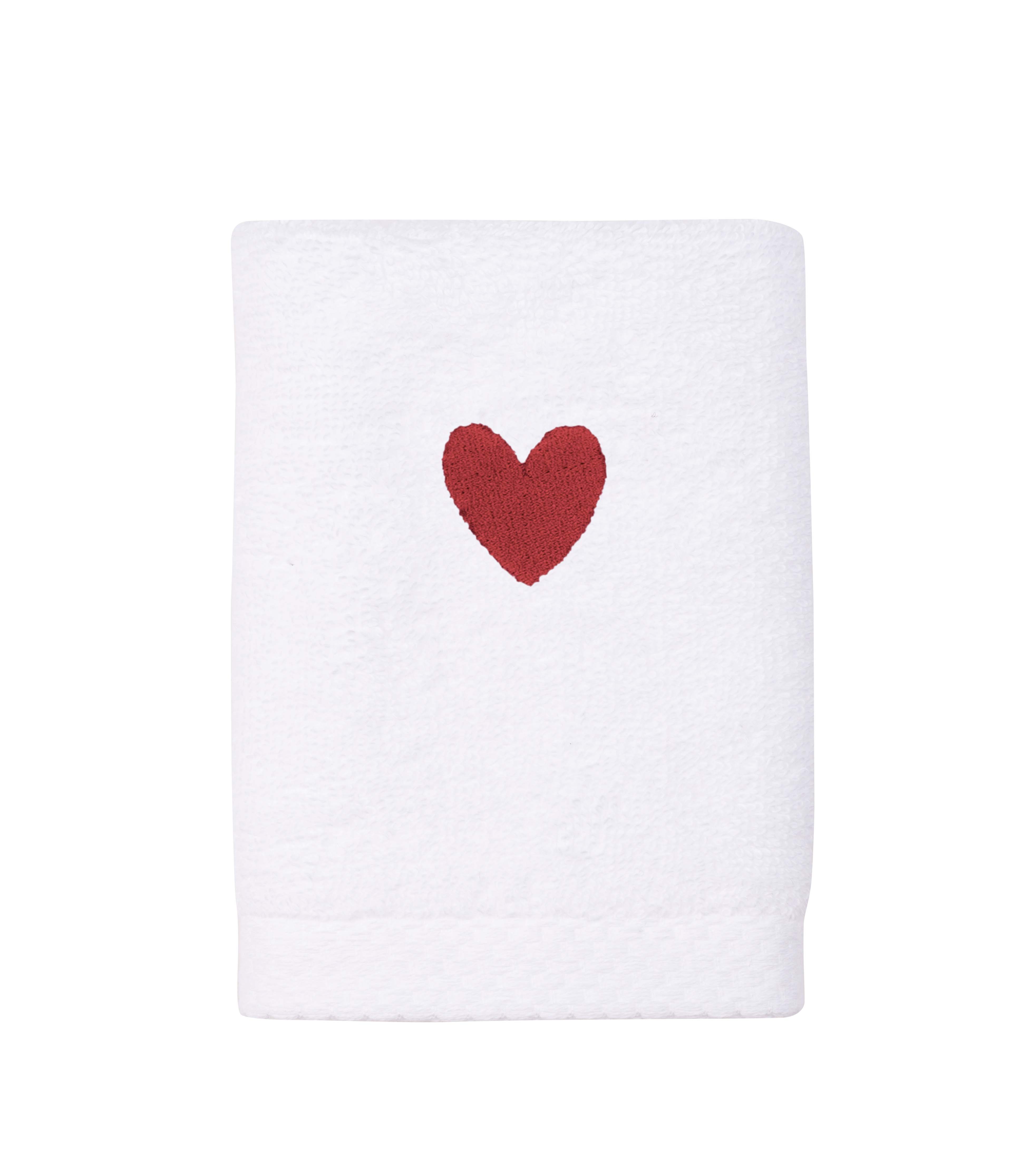 Embroidered heart