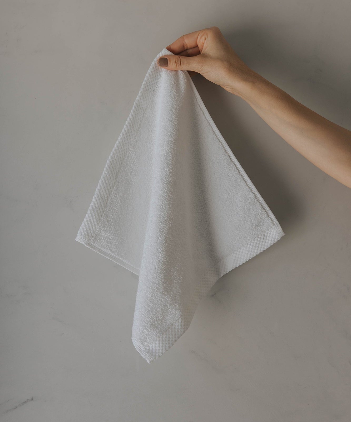 White Luxus face towel - Torres Novas