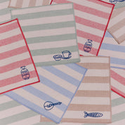 Serviettes Barra avec broderies du Portugal