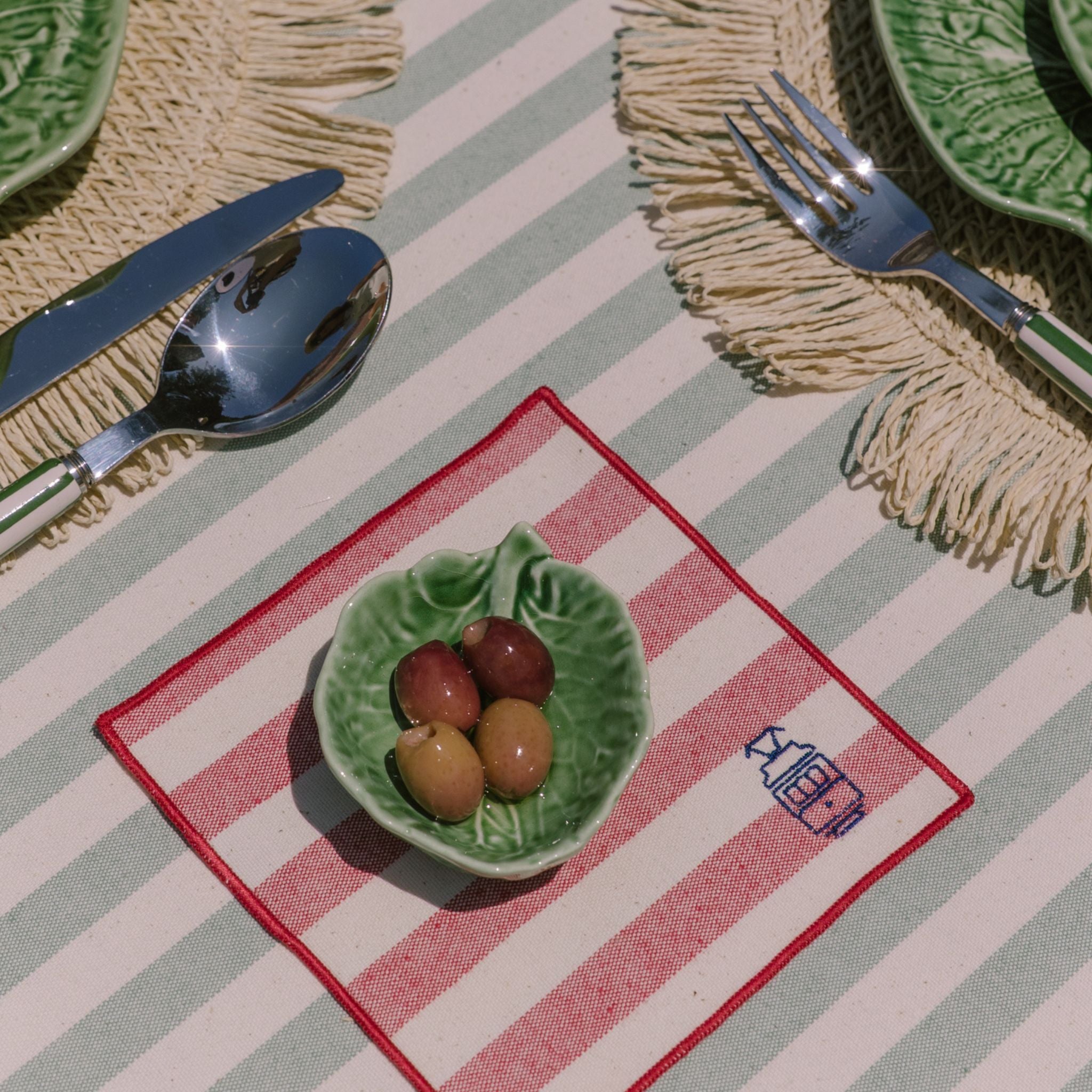 Serviettes Barra avec broderies du Portugal