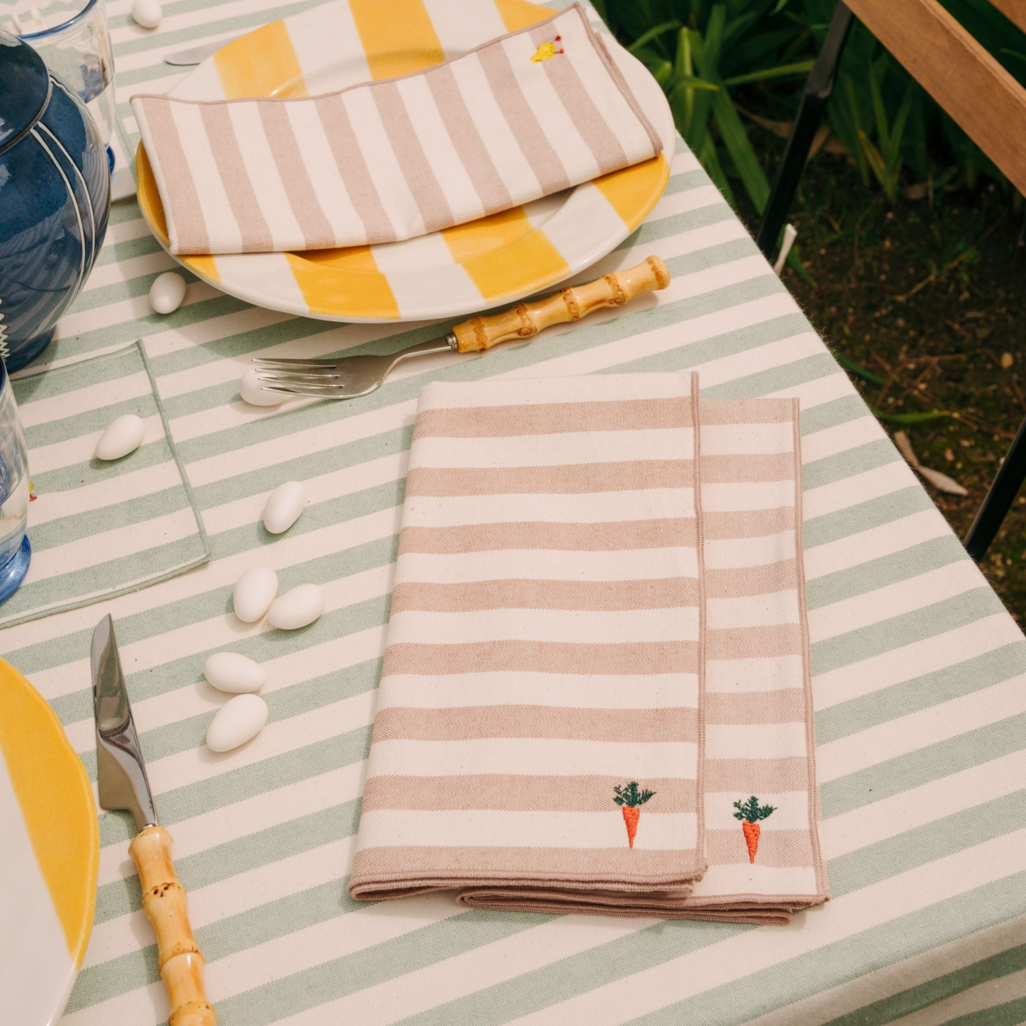 Serviettes Barra avec broderie de Pâques