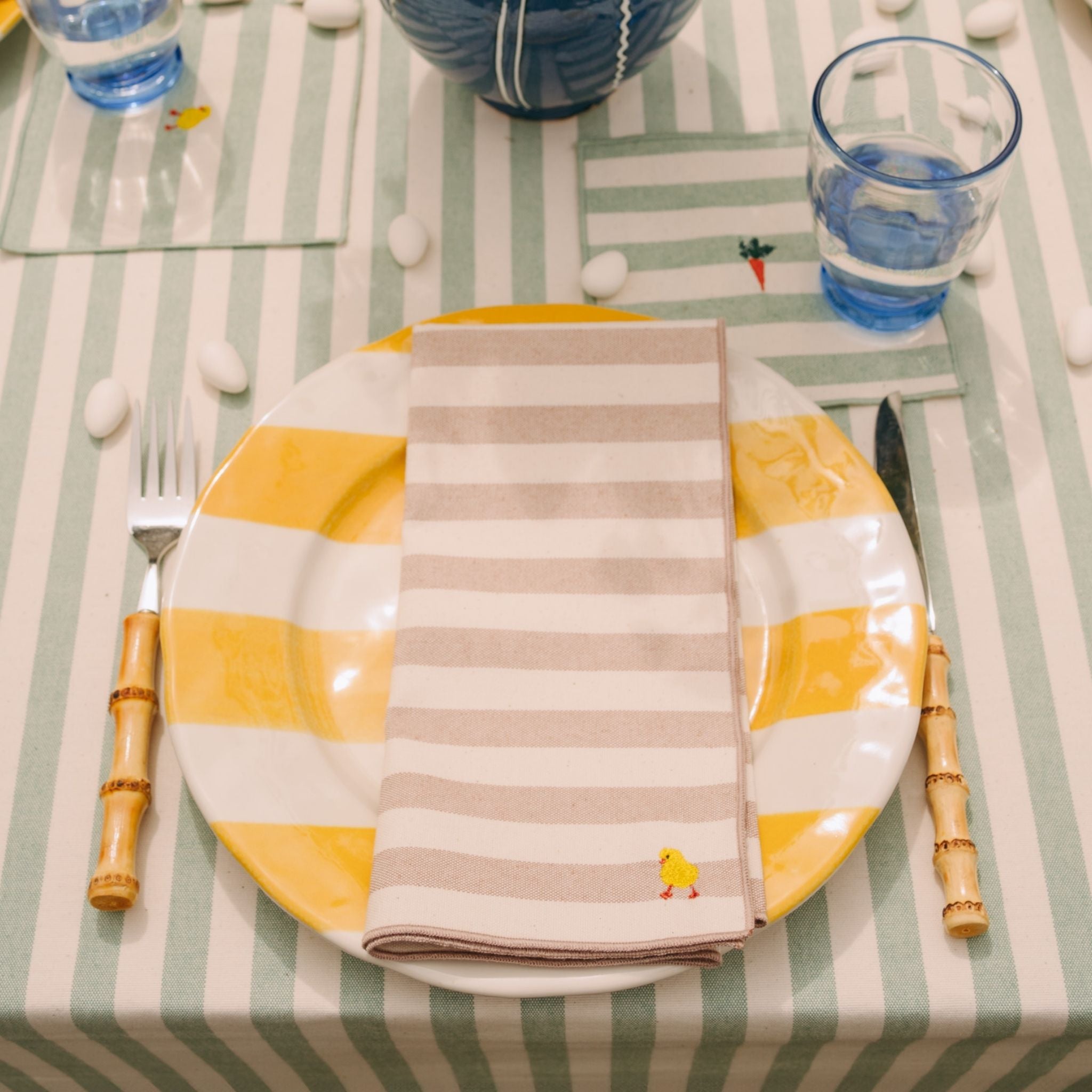Serviettes Barra avec broderie de Pâques
