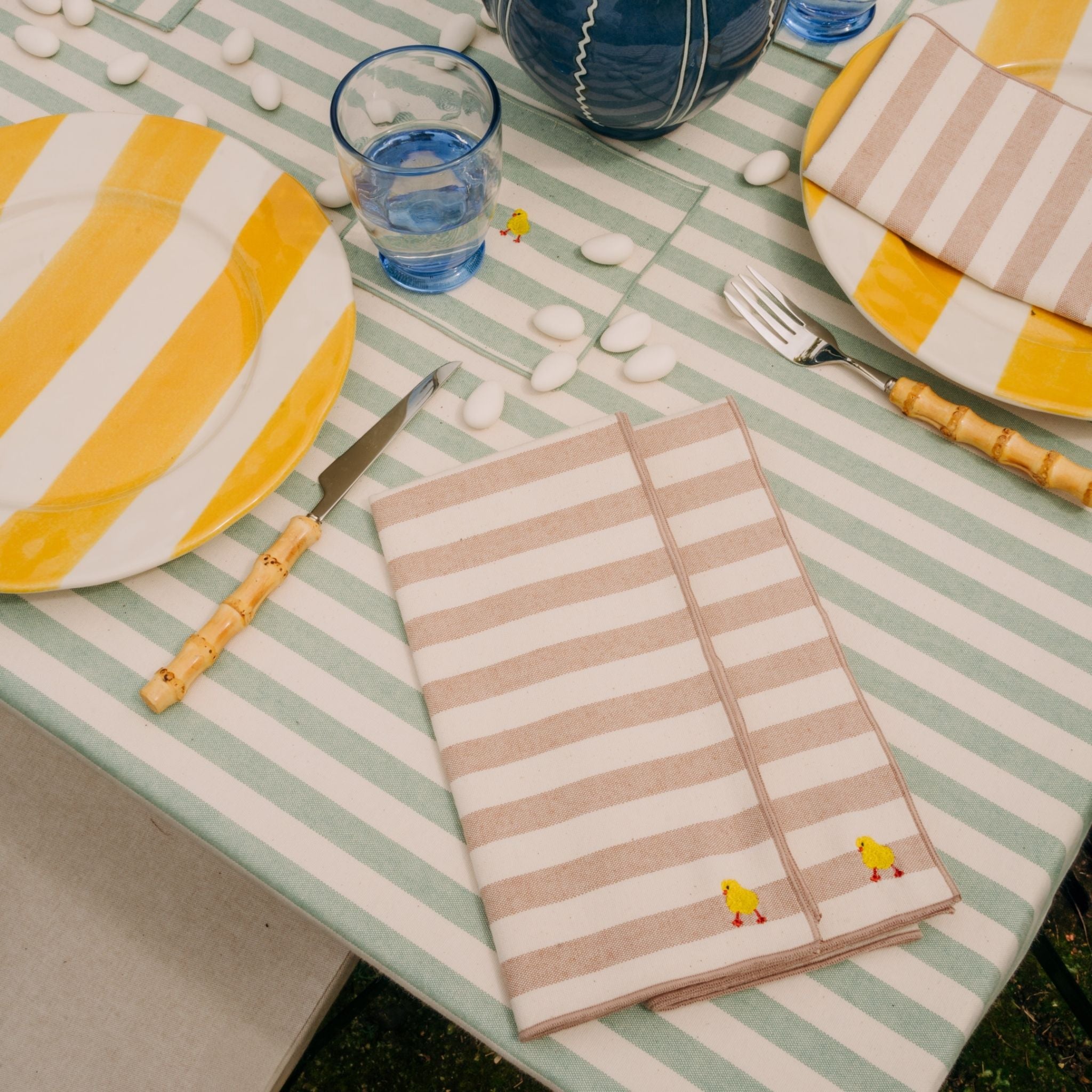 Serviettes Barra avec broderie de Pâques