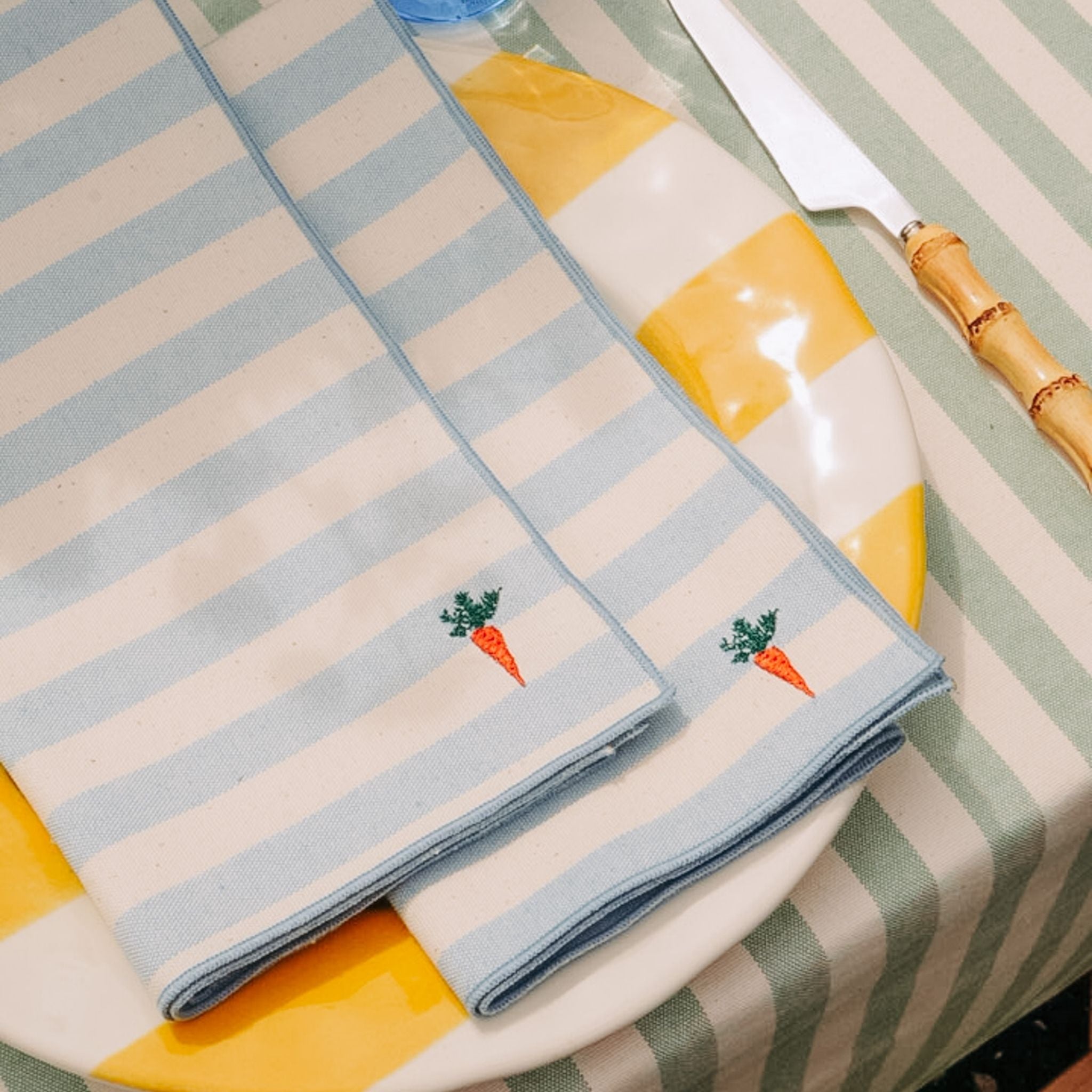 Serviettes Barra avec broderie de Pâques