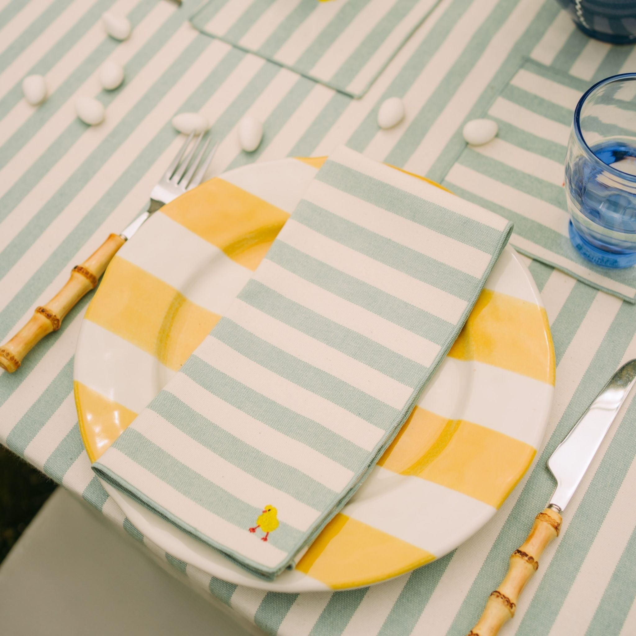 Serviettes Barra avec broderie de Pâques
