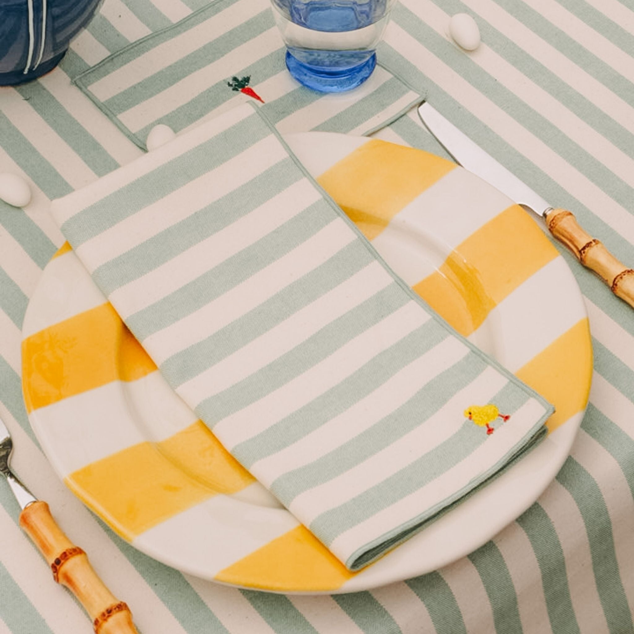 Serviettes Barra avec broderie de Pâques