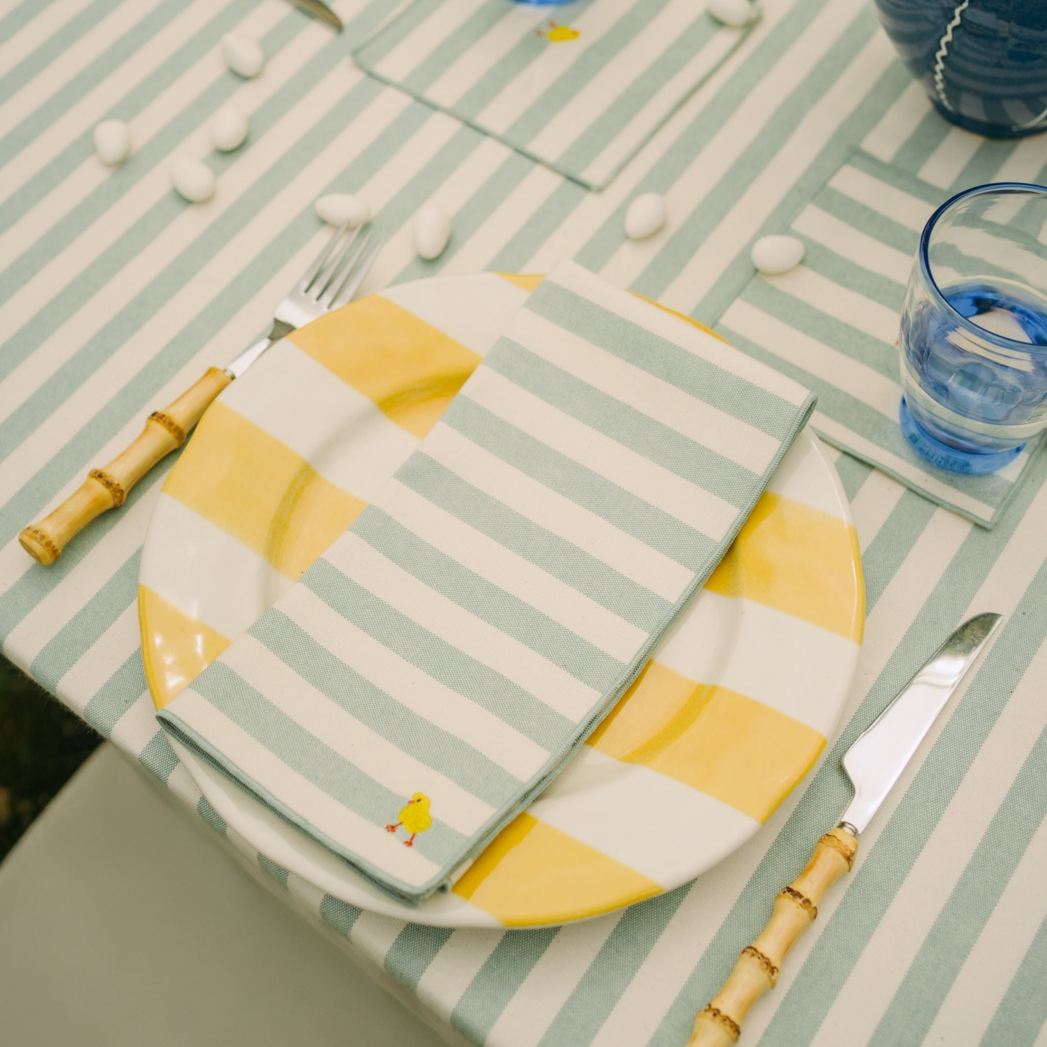Serviettes Barra avec broderie de Pâques