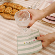 Serviettes Barra avec broderie de fleurs