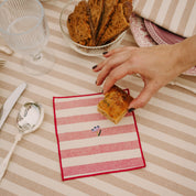 Serviettes Barra avec broderie de fleurs