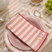 Serviettes Barra avec broderie de fleurs