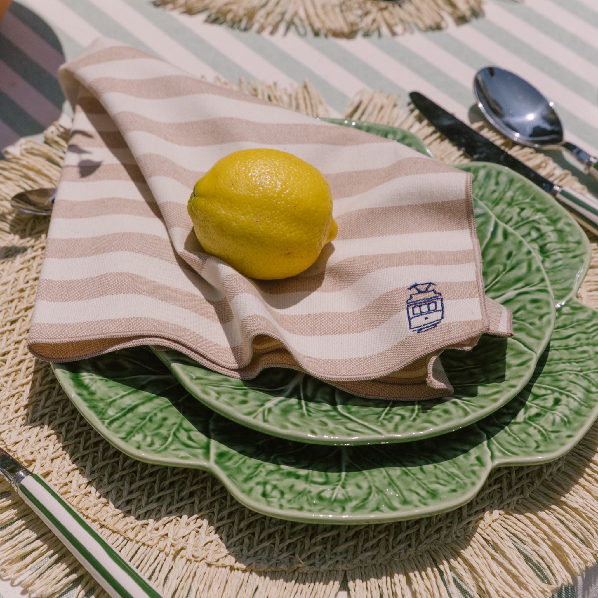 Serviettes Barra avec broderies du Portugal