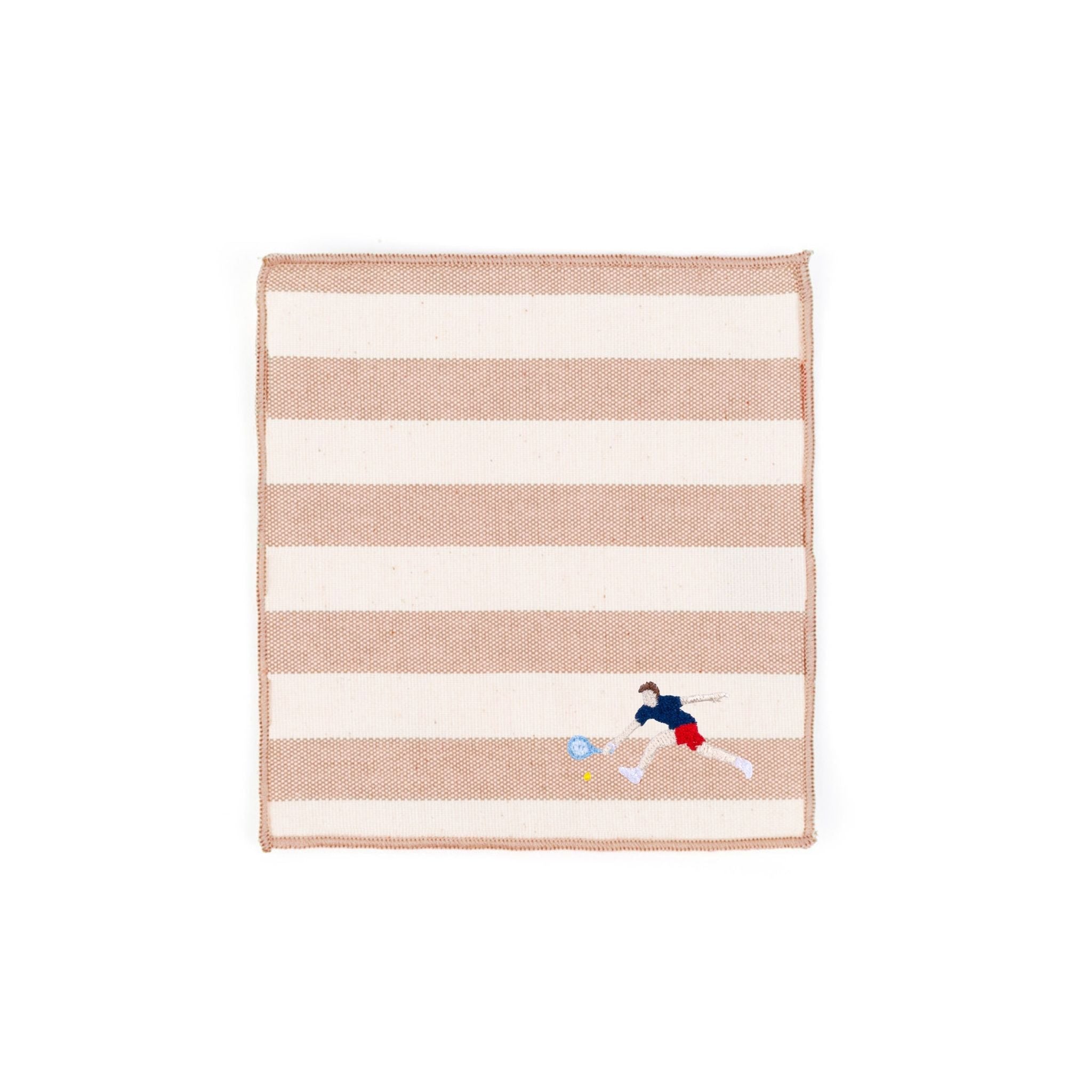 Barra napkin with retro sportsmen