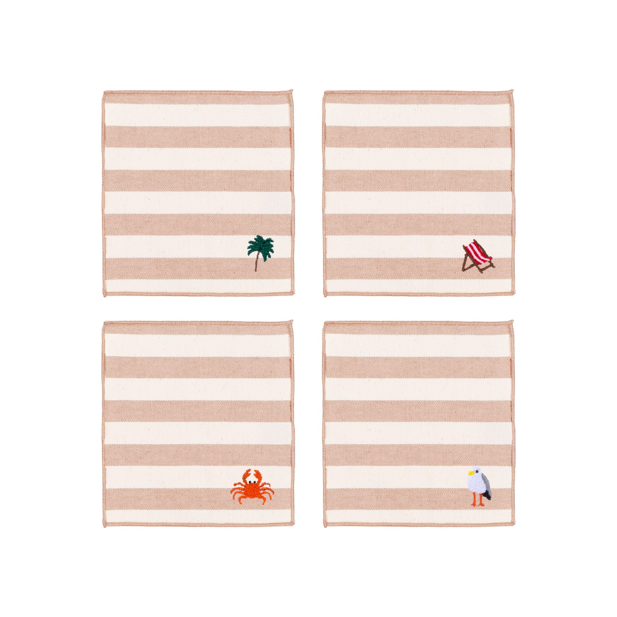 Barra Napkins with summer embroidery - Torres Novas