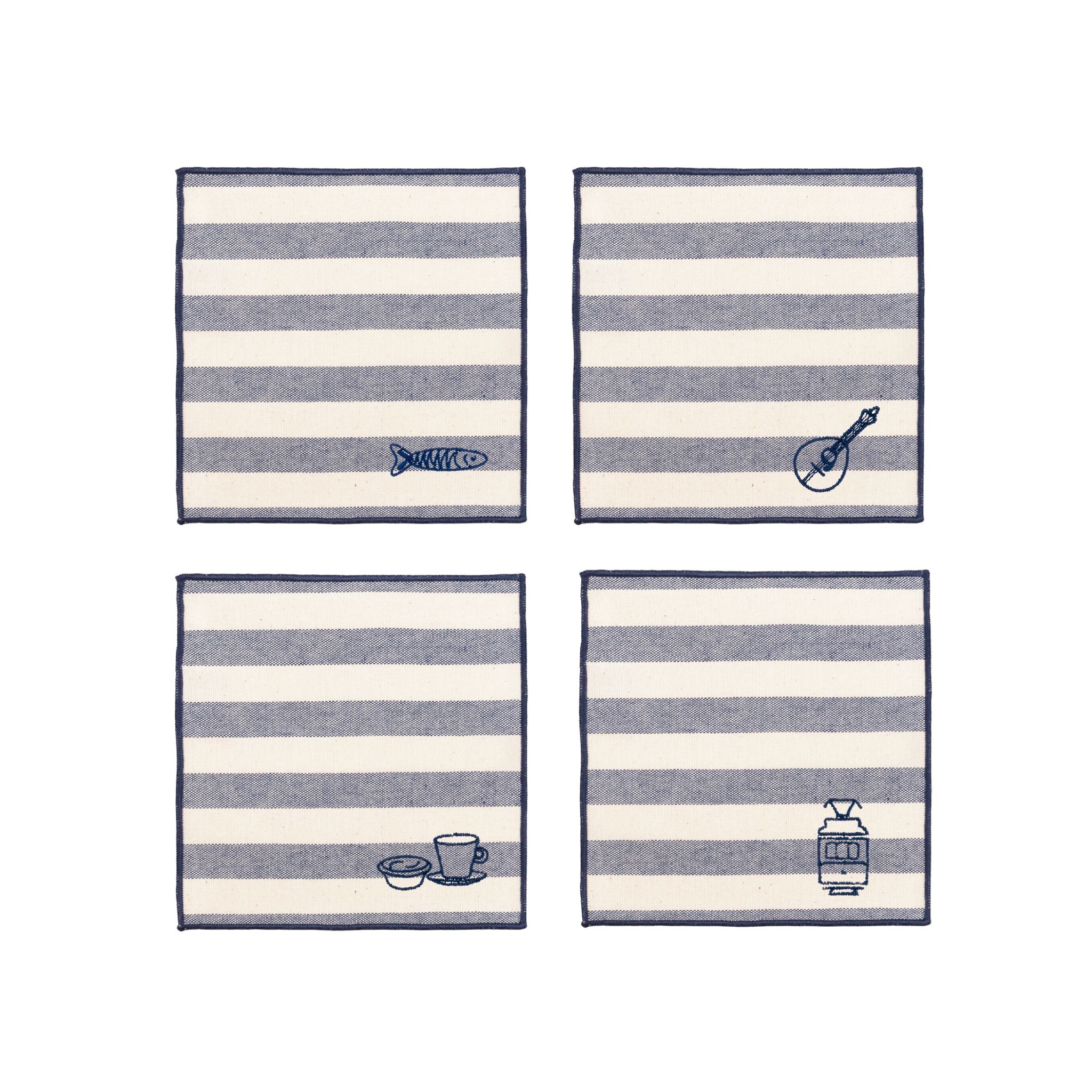 Barra napkins with portugal embroidery - Torres Novas