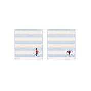 Barra napkin with retro sportsmen - Torres Novas